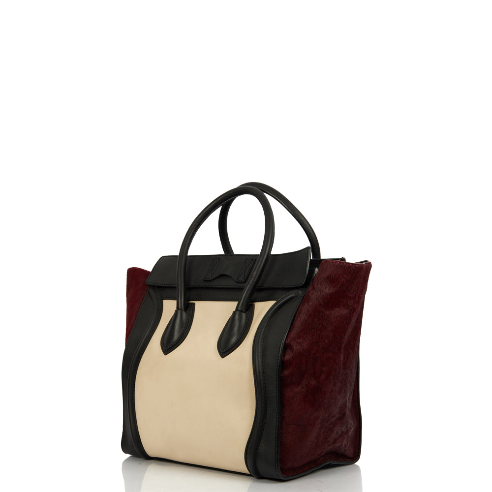 Celine Tote Luggage - Micro in Multi, Leather