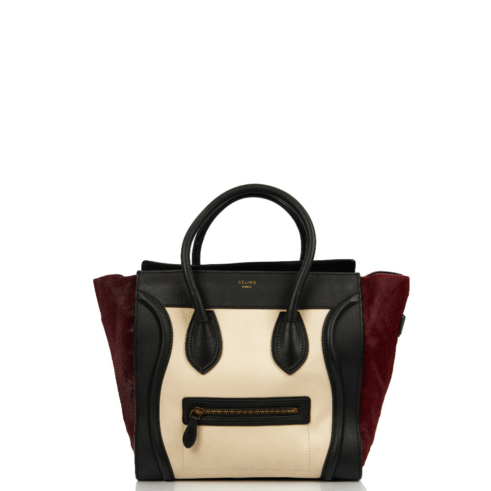 Celine Tote Luggage - Micro in Multi, Leather