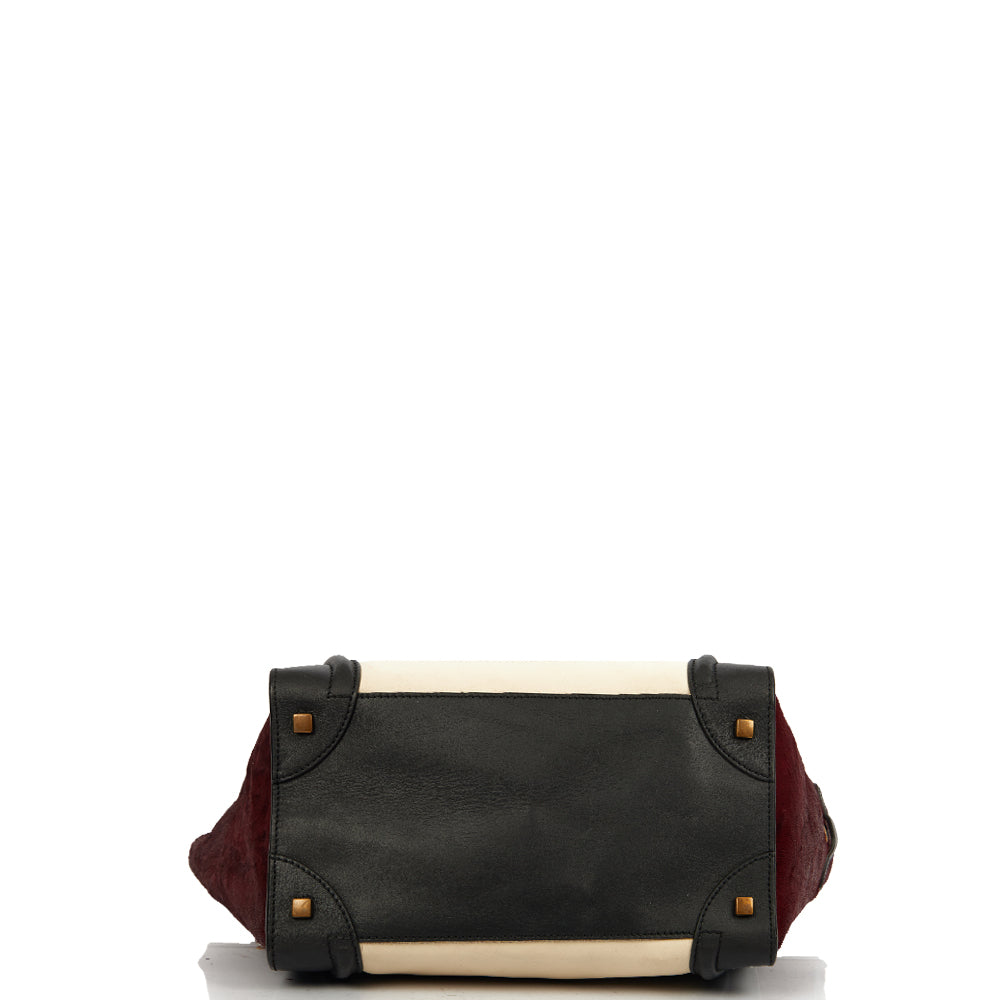 Celine Tote Luggage - Micro in Multi, Leather