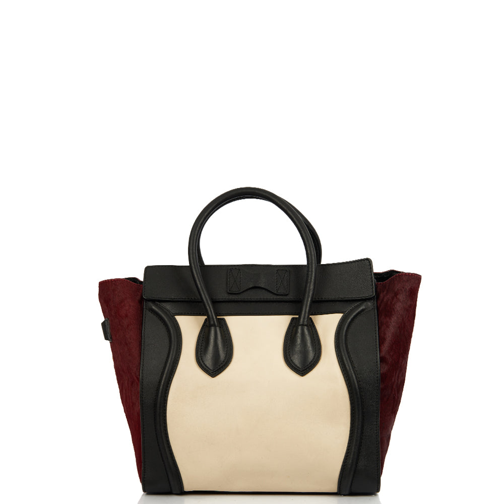 Celine Tote Luggage - Micro in Multi, Leather