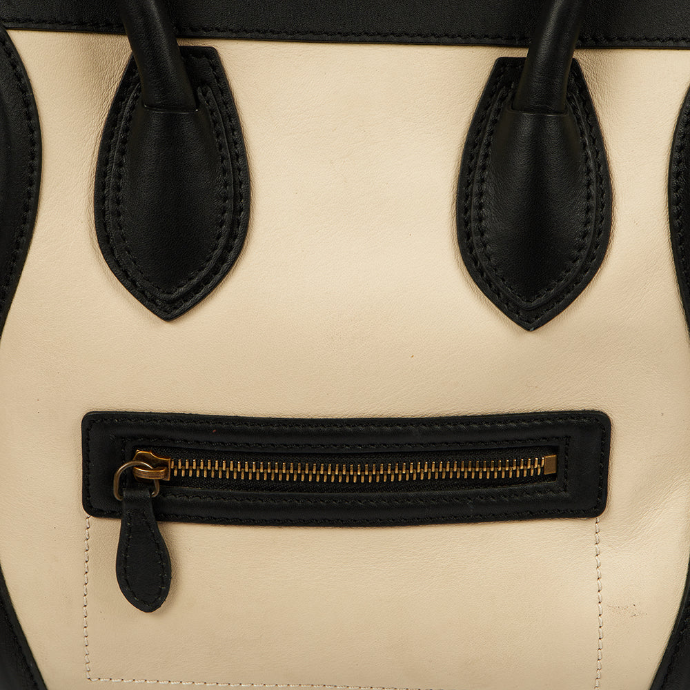 Celine Tote Luggage - Micro in Multi, Leather