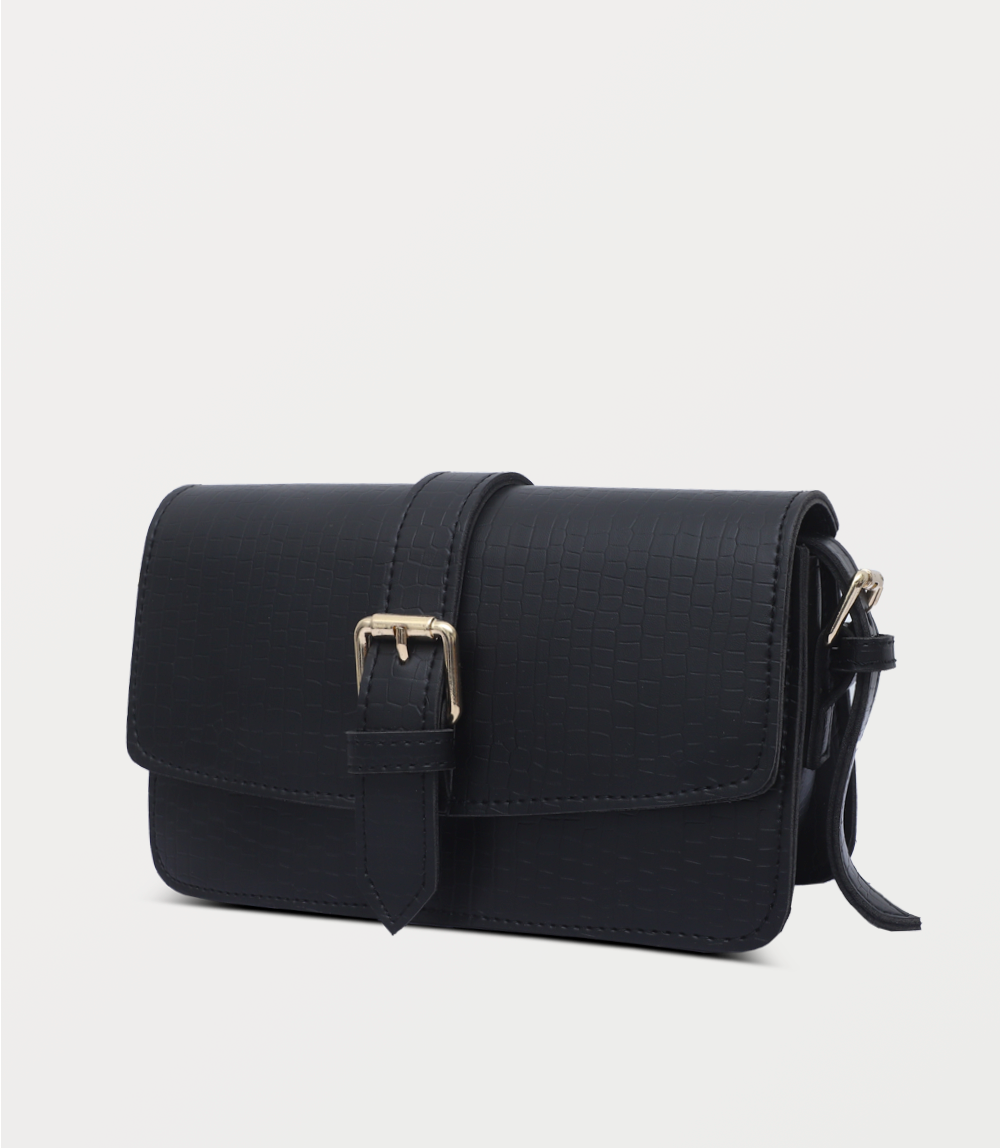 Women Boxy Bag-BLACK