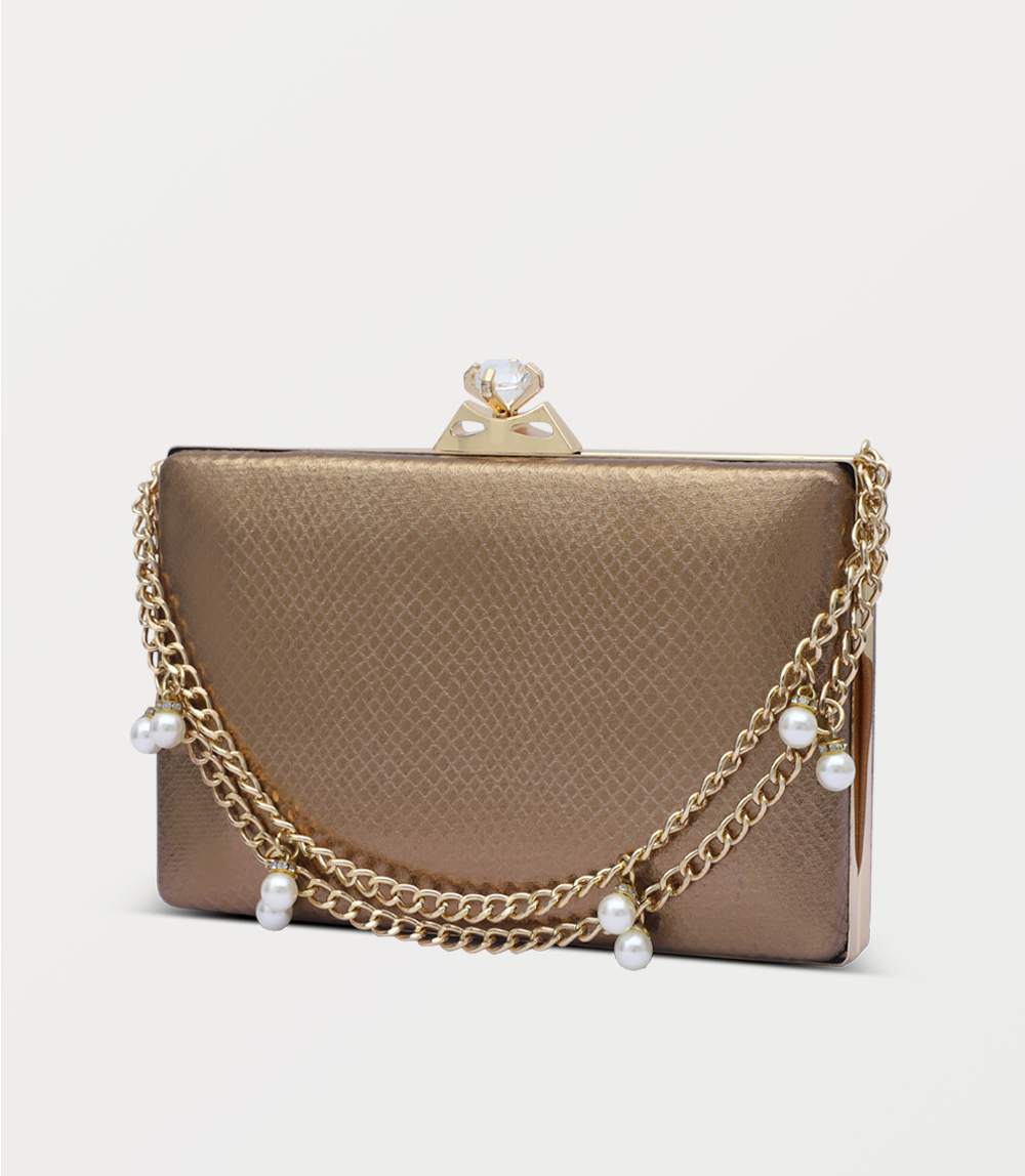 Women Clutch-GOLDEN