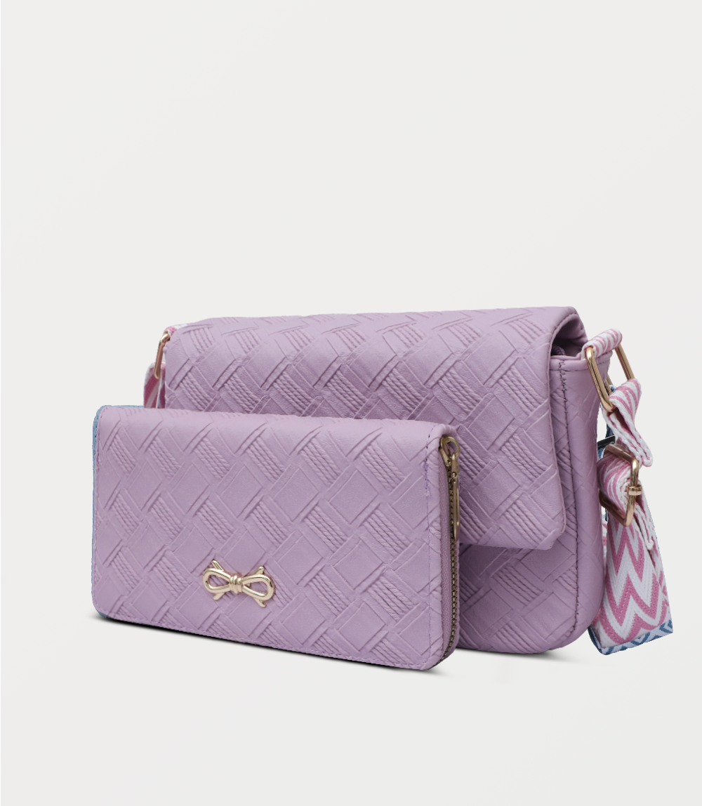 Women Boxy Bag-LIGHT PURP