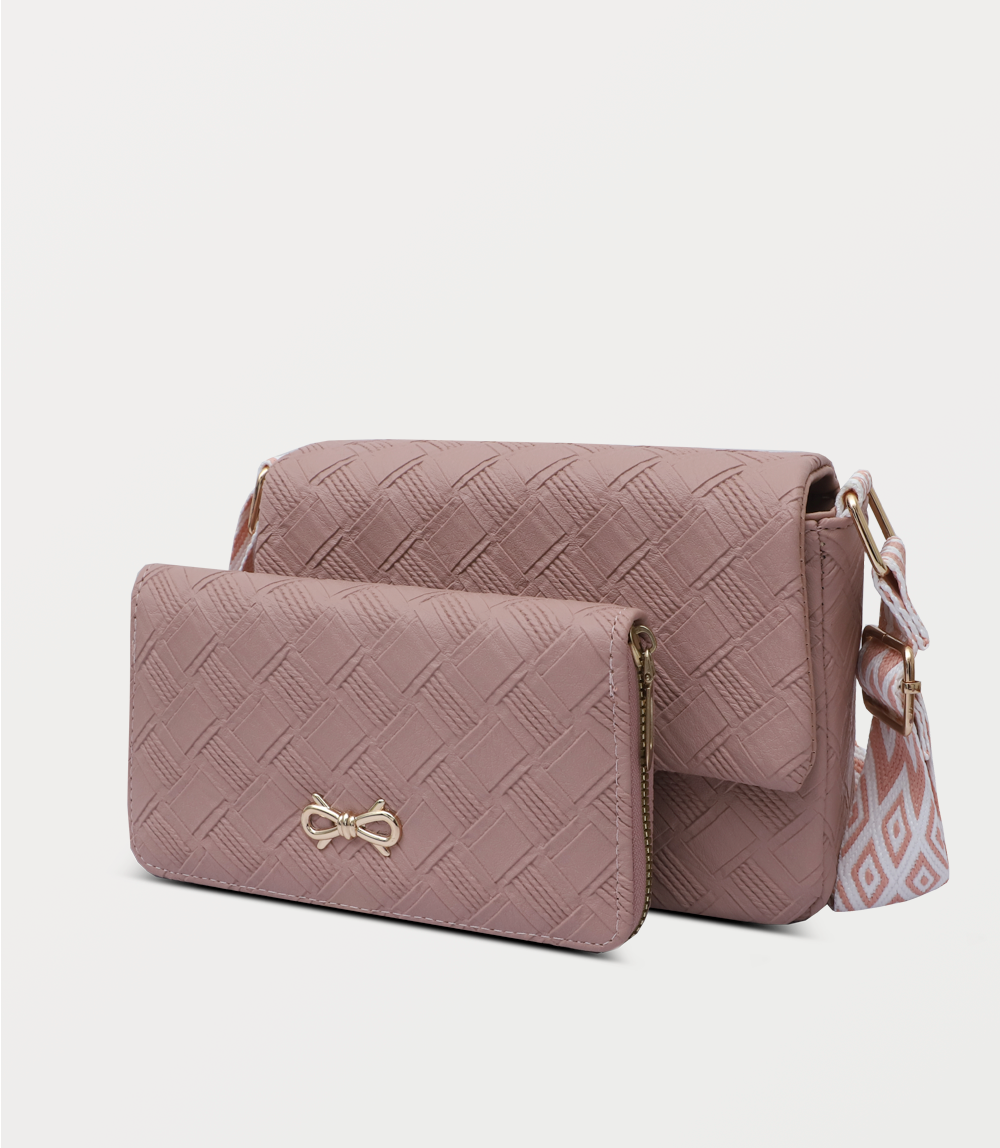 Women Boxy Bag-PINK