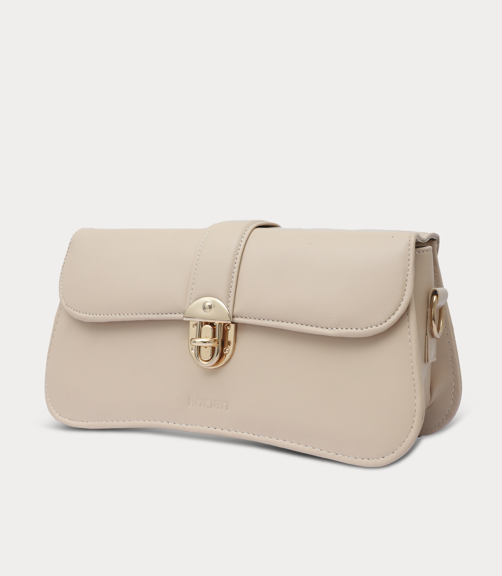 Women Boxy Bag-BEIGE