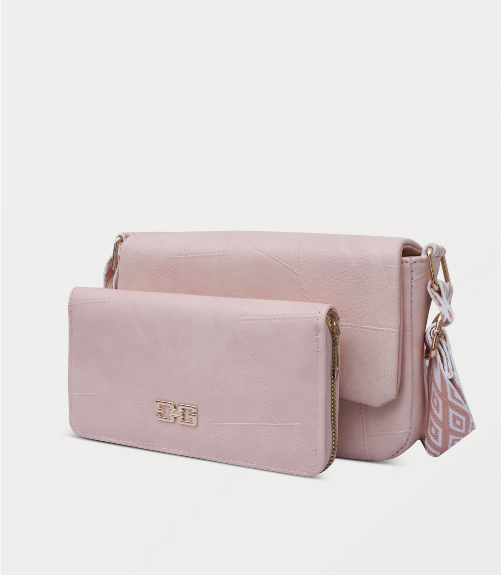 Women Boxy Bag-PINK
