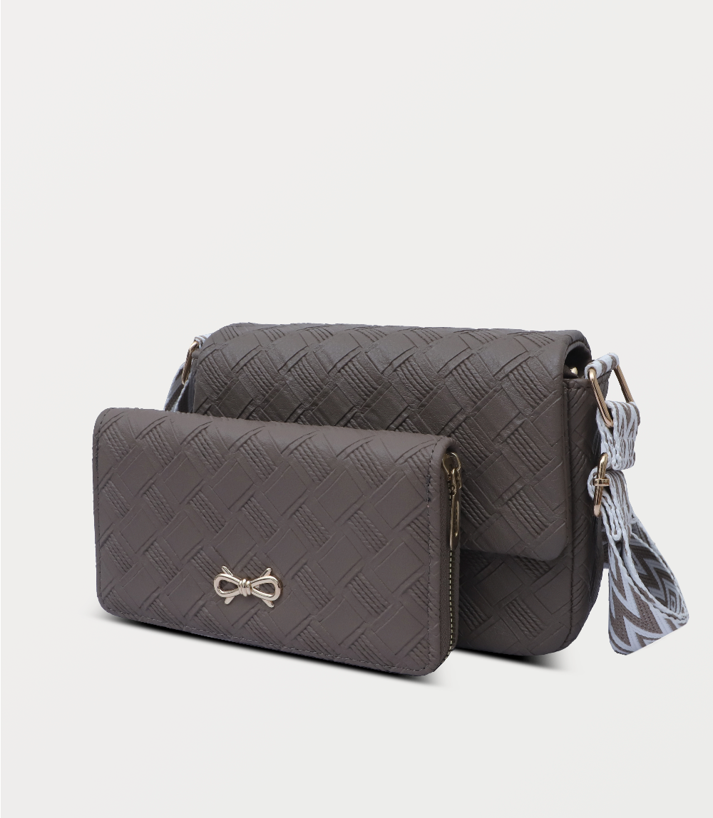 Women Boxy Bag-GREY