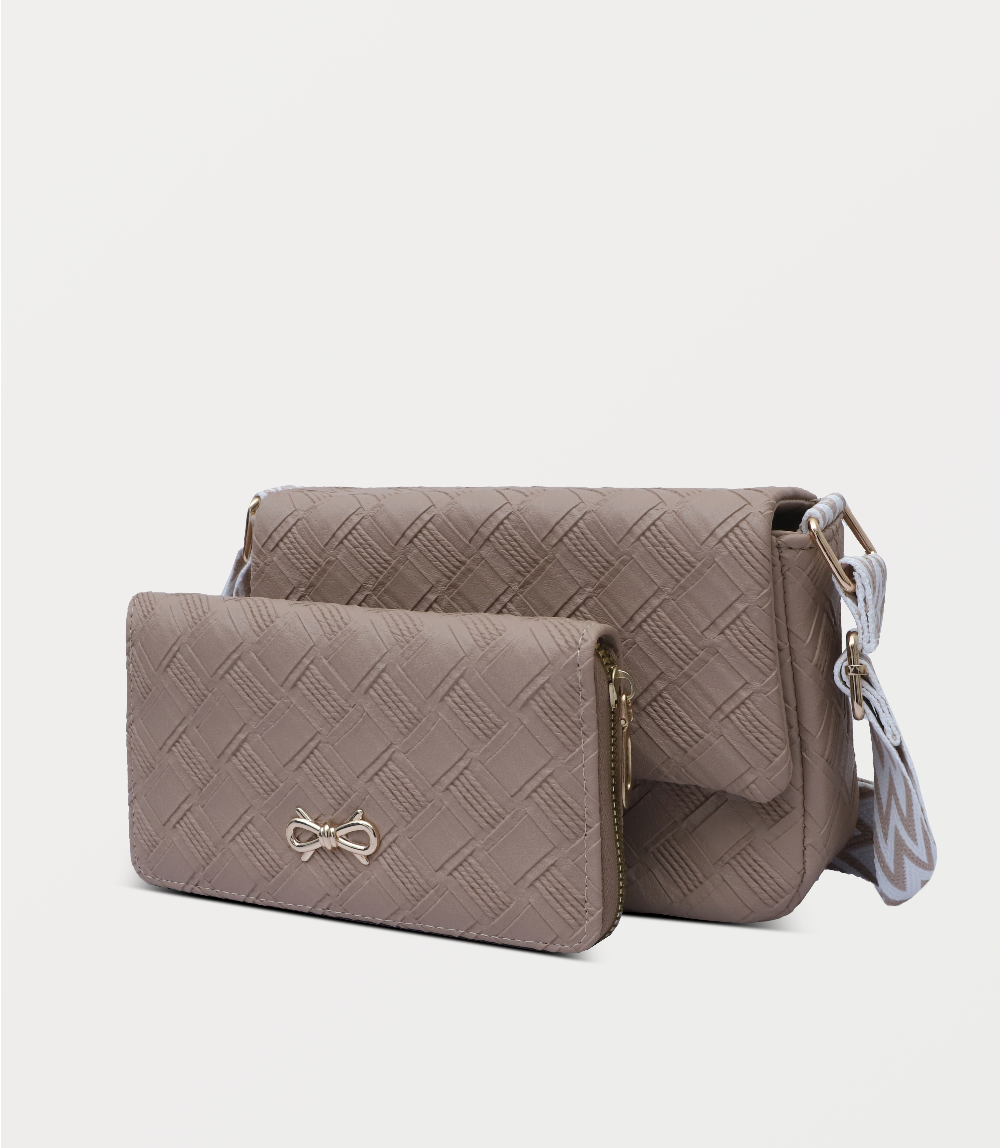 Women Boxy Bag-APRICOT