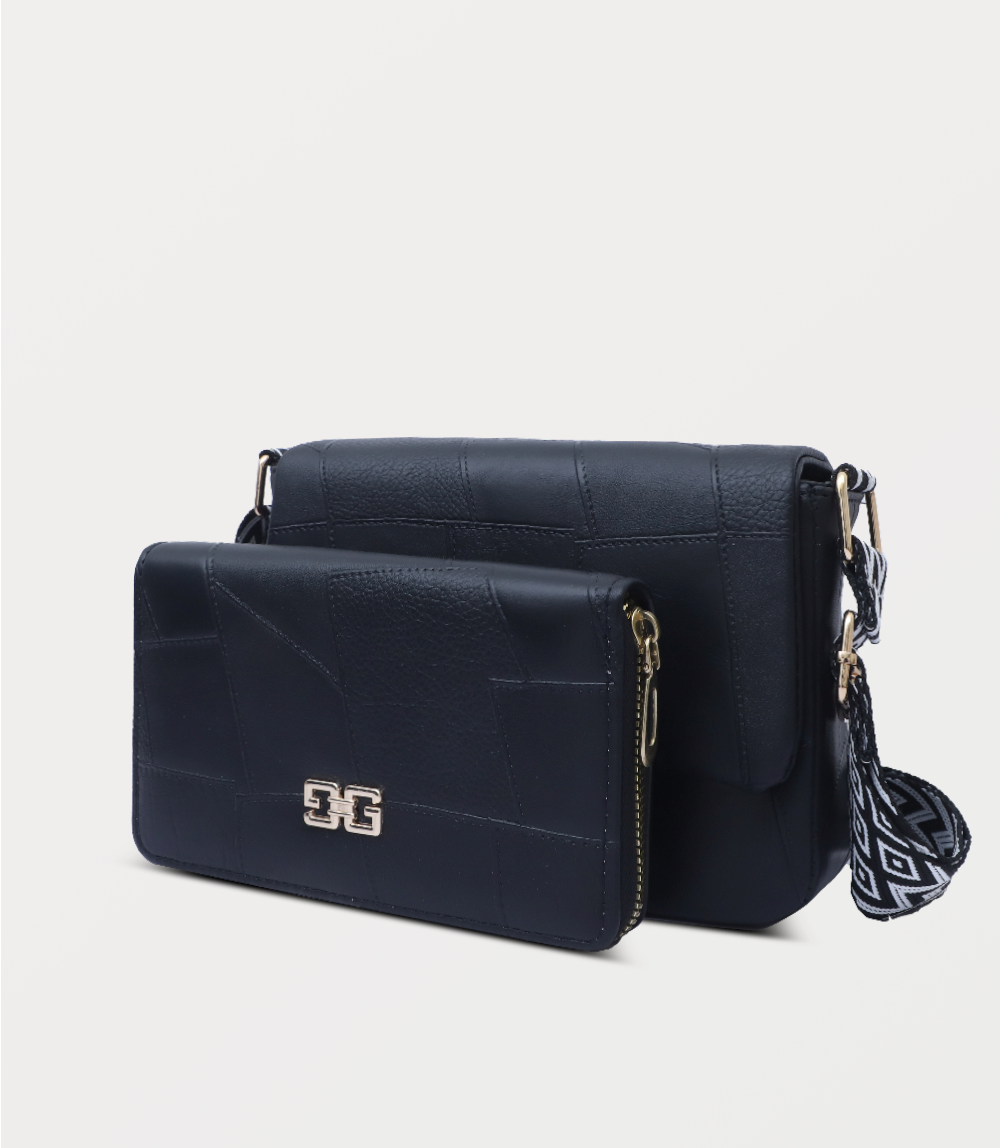 Women Boxy Bag-BLACK