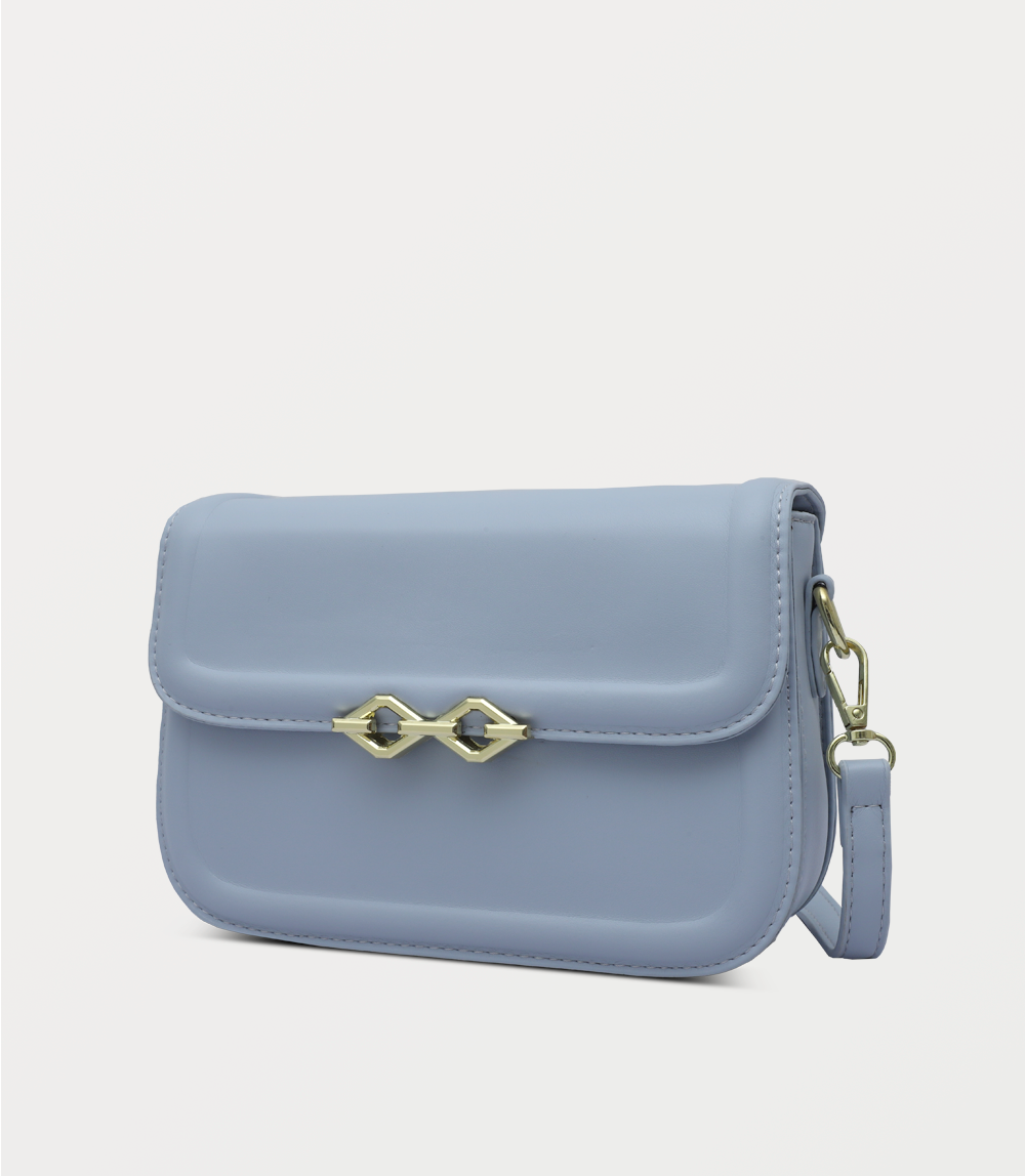 Women Boxy Bag-BLUE