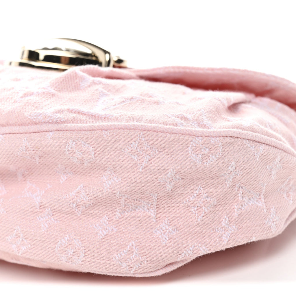Monogram Denim Sunset  Washed Pink