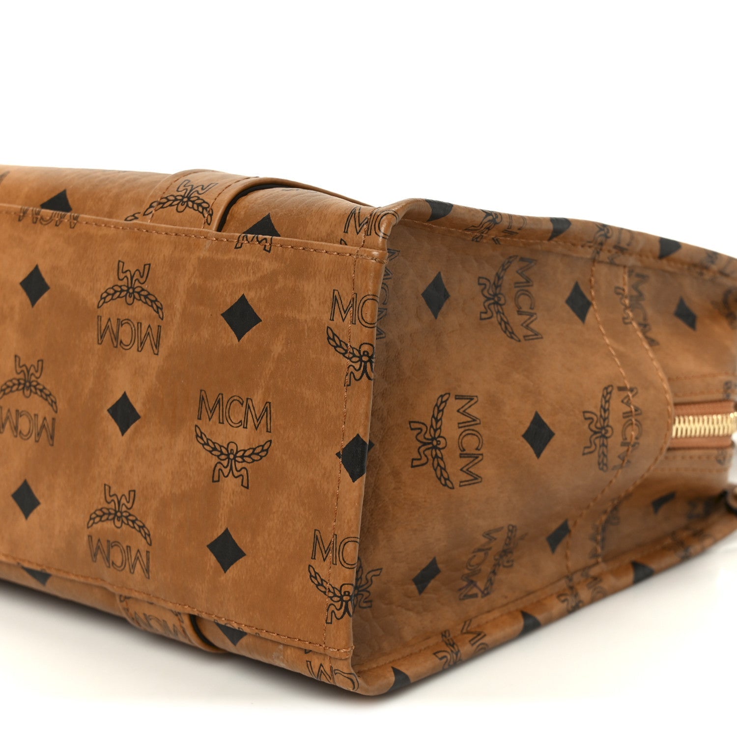 Visetos Aren Small School Bag Tote Cognac