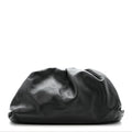 Smooth Butter Calf The Pouch Oversized Clutch Black