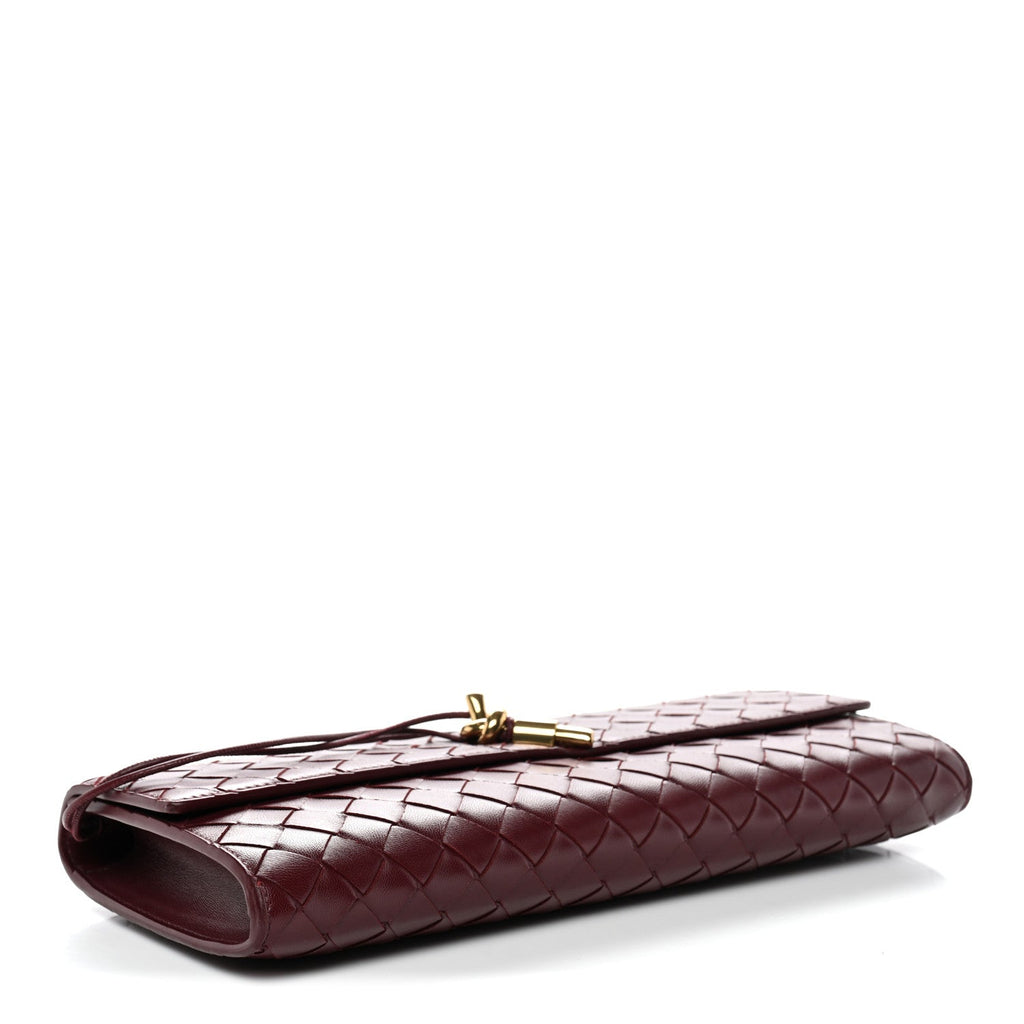 Nappa Intrecciato Long Andiamo Top Handle Clutch Barolo