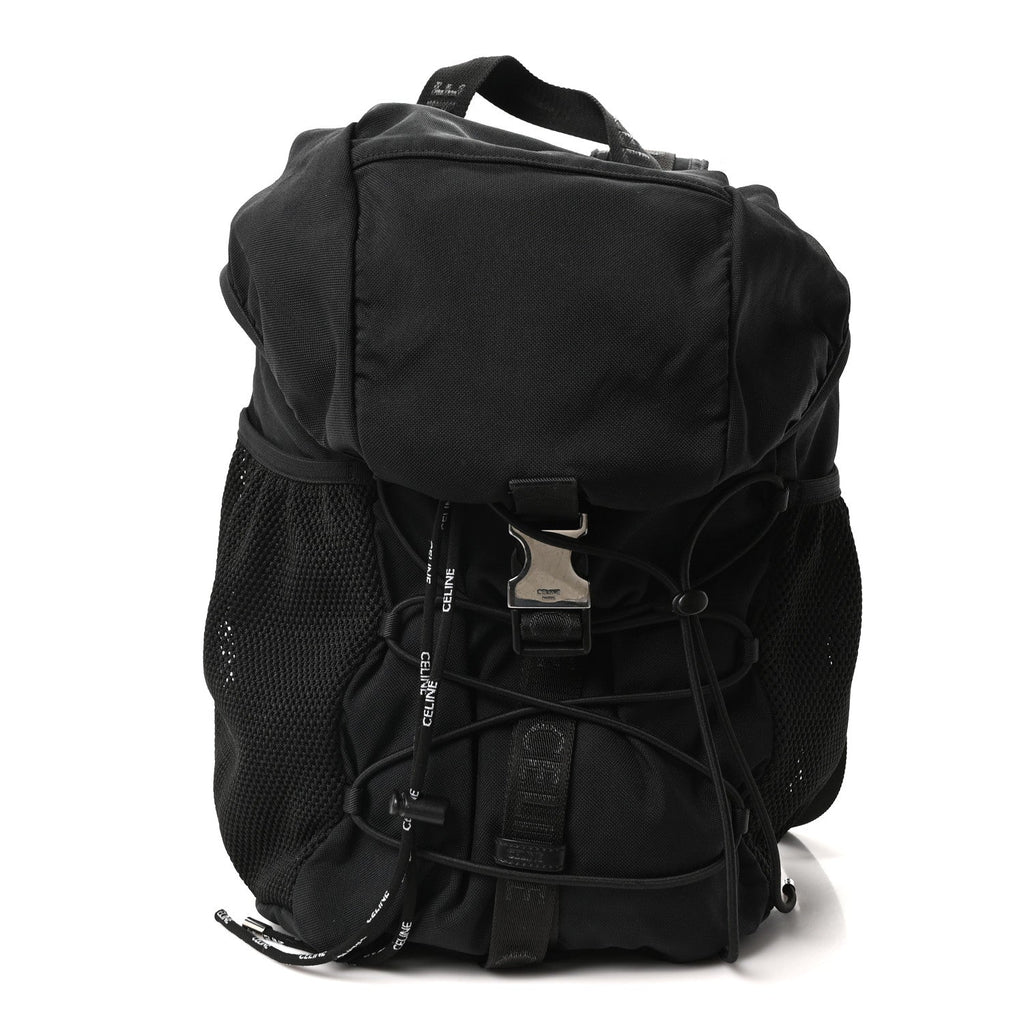 Gabardine Logo Web Trekking Medium Backpack Black