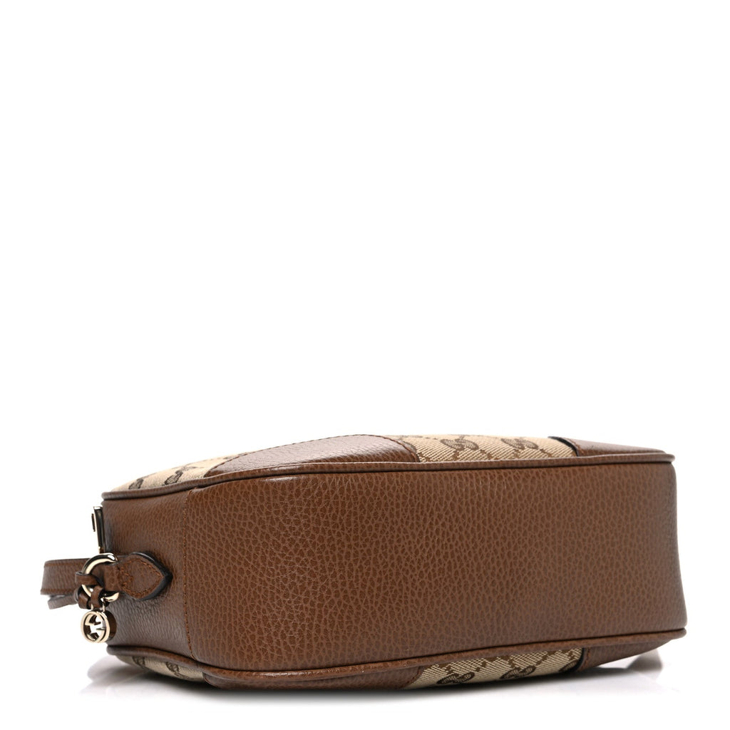 Monogram Mini Bree Messenger Bag Beige Tabacco
