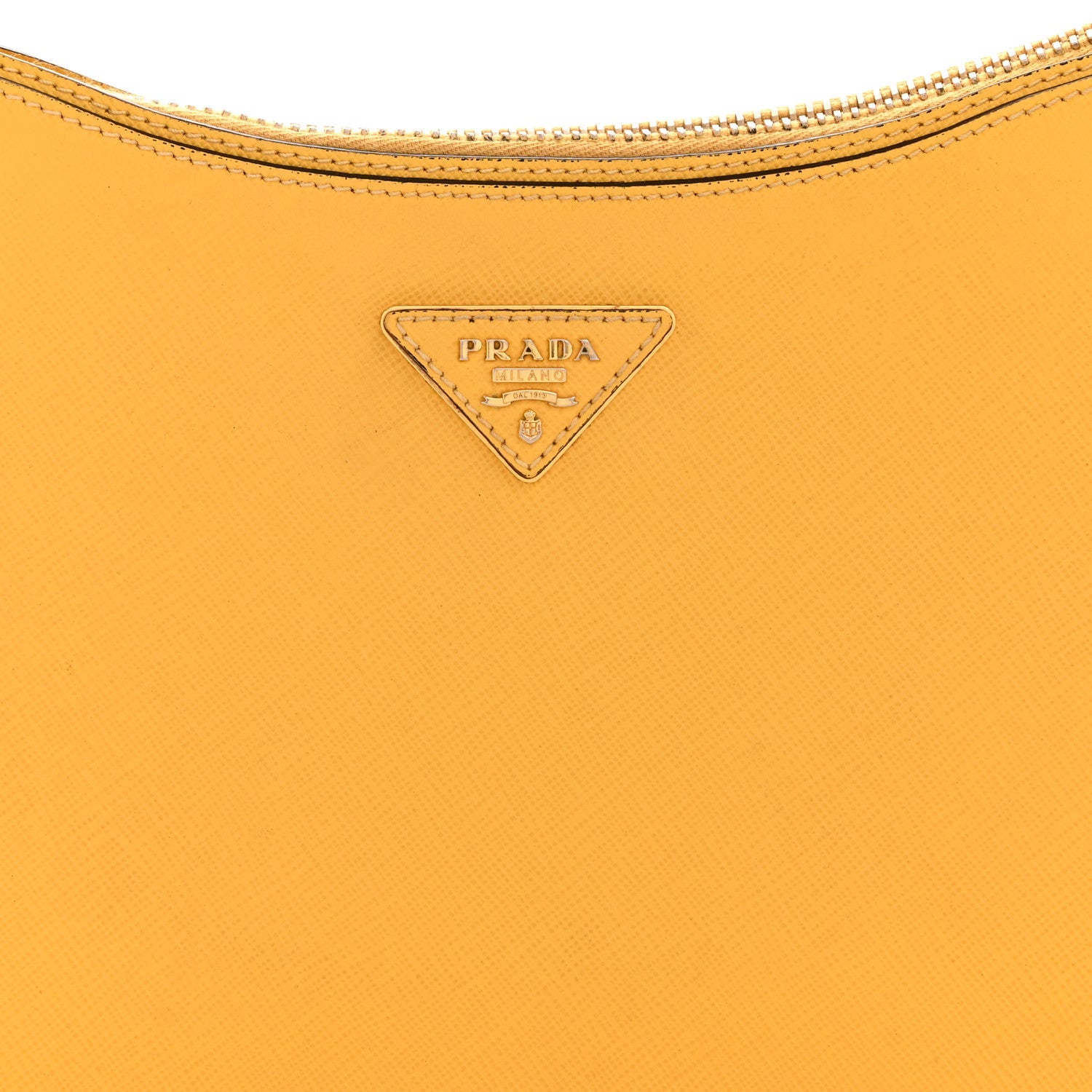 Saffiano Lux Shoulder Bag Soleil