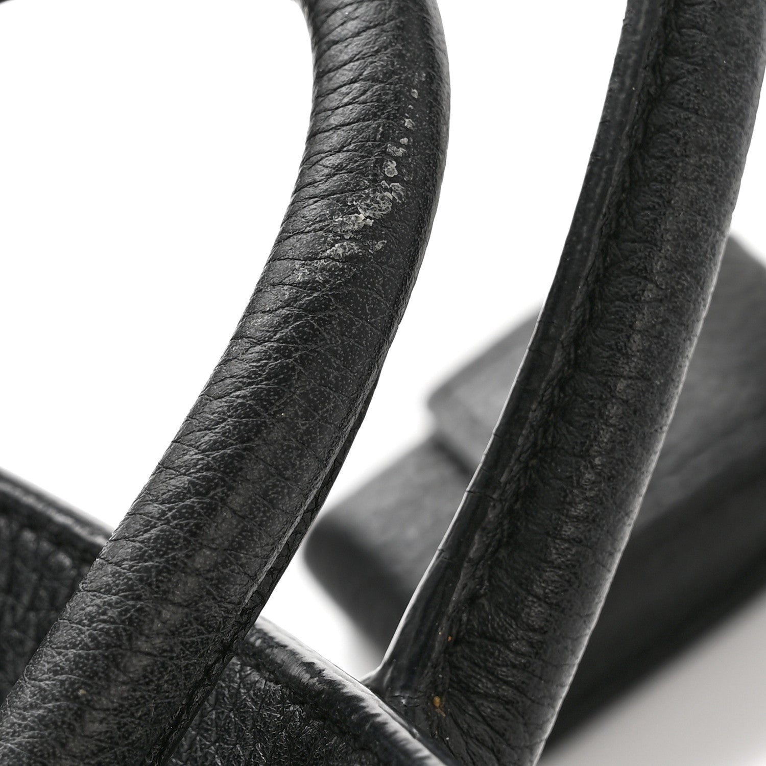Grained Calfskin Nano Sac De Jour Souple Black