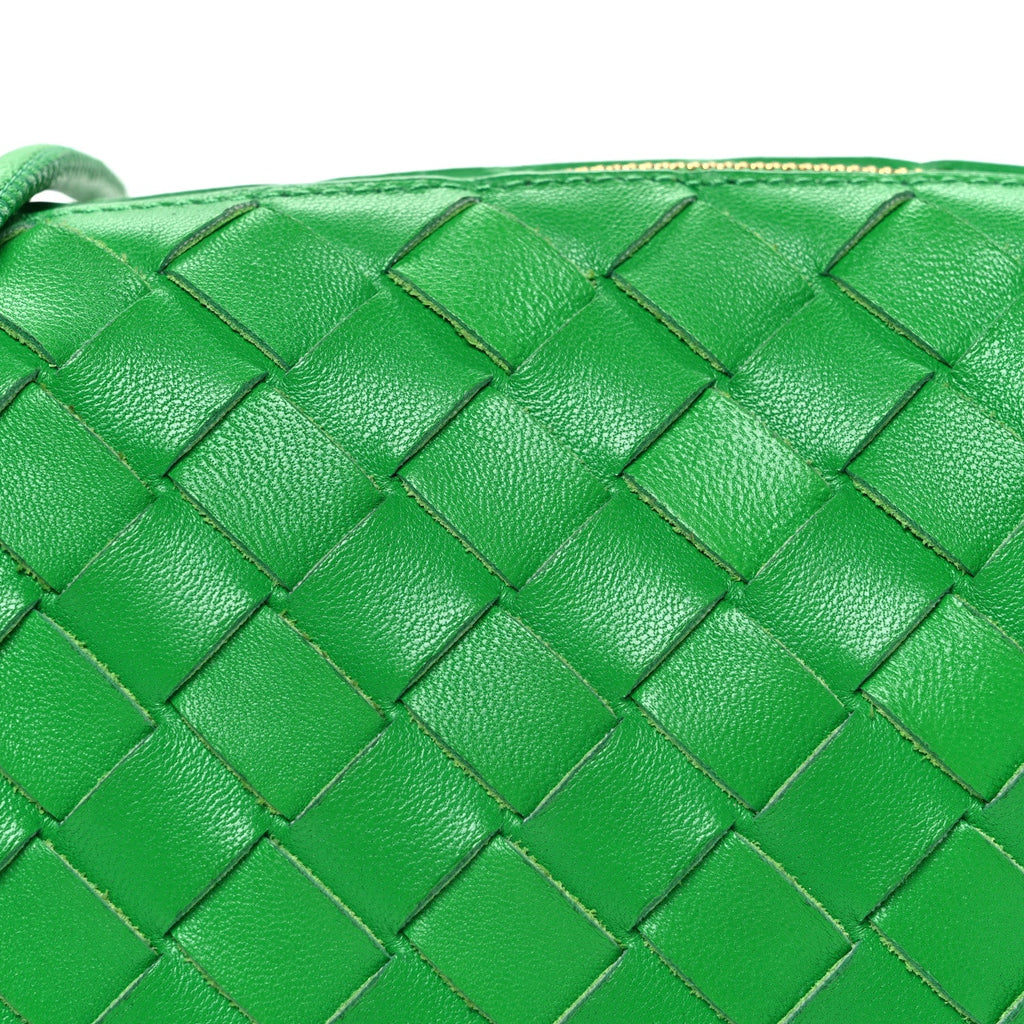 Nappa Intrecciato Mini Loop Camera Bag Parakeet