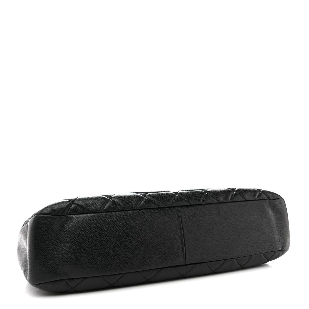 Caviar Quilted CC Timeless Soft Tote Black