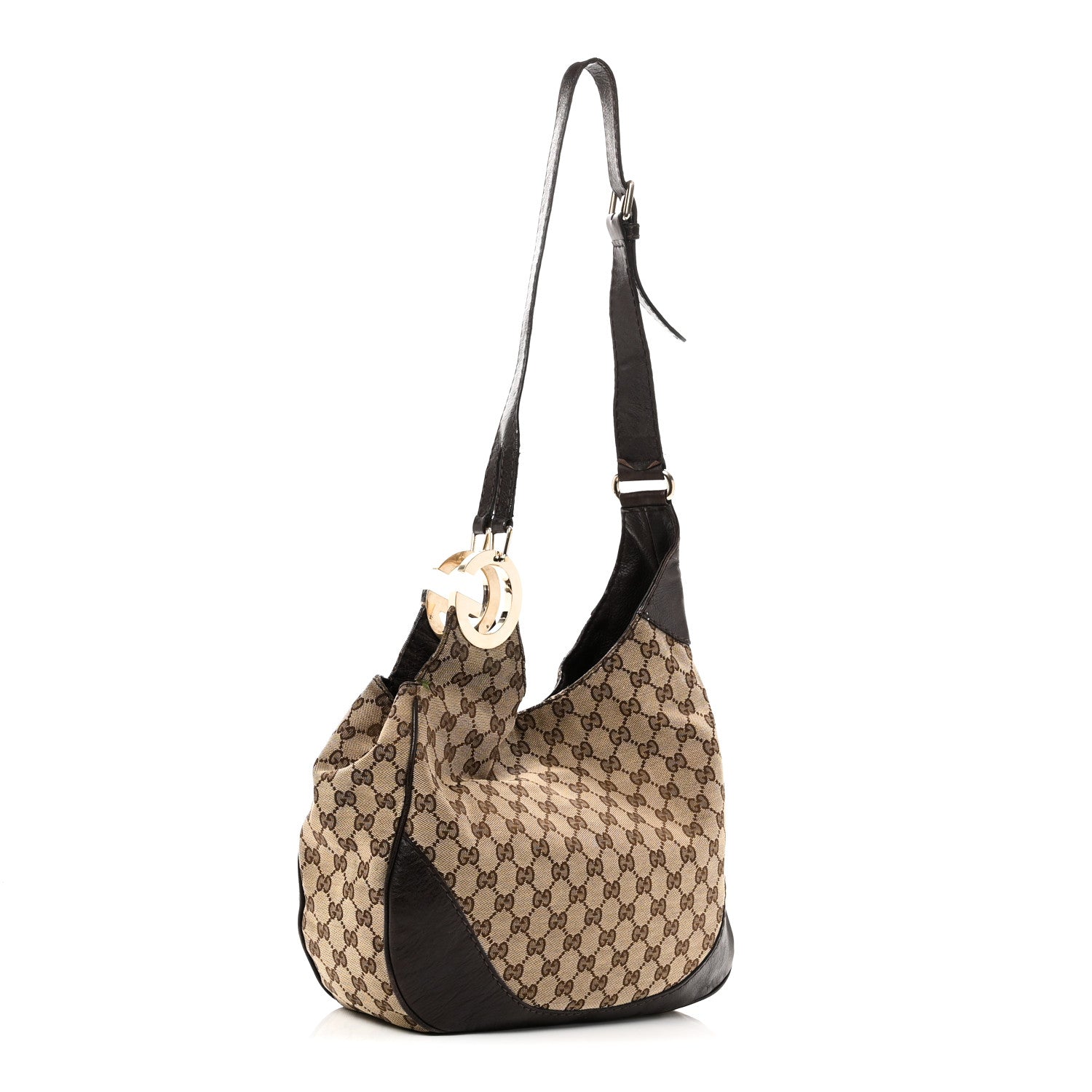 Monogram Medium Charlotte Hobo Brown
