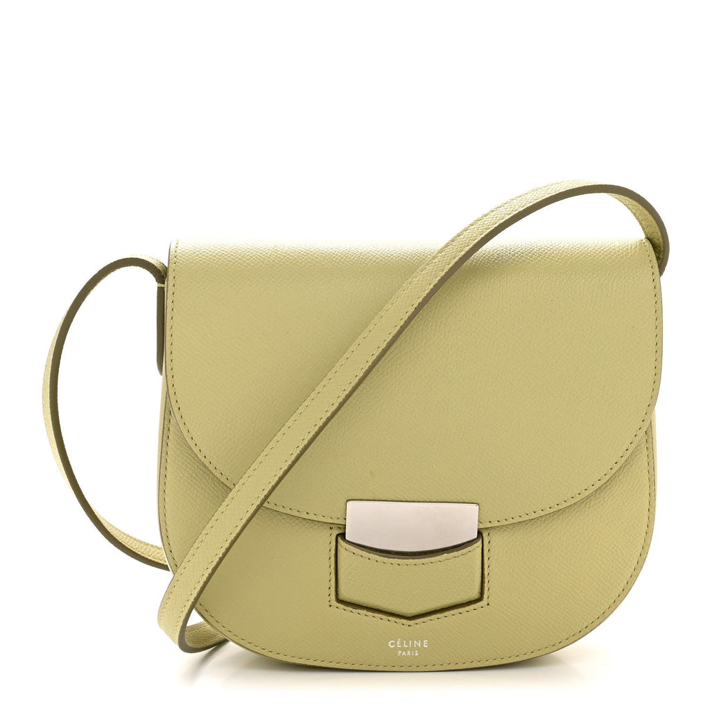 Baby Grained Calfskin Small Trotteur  Jade