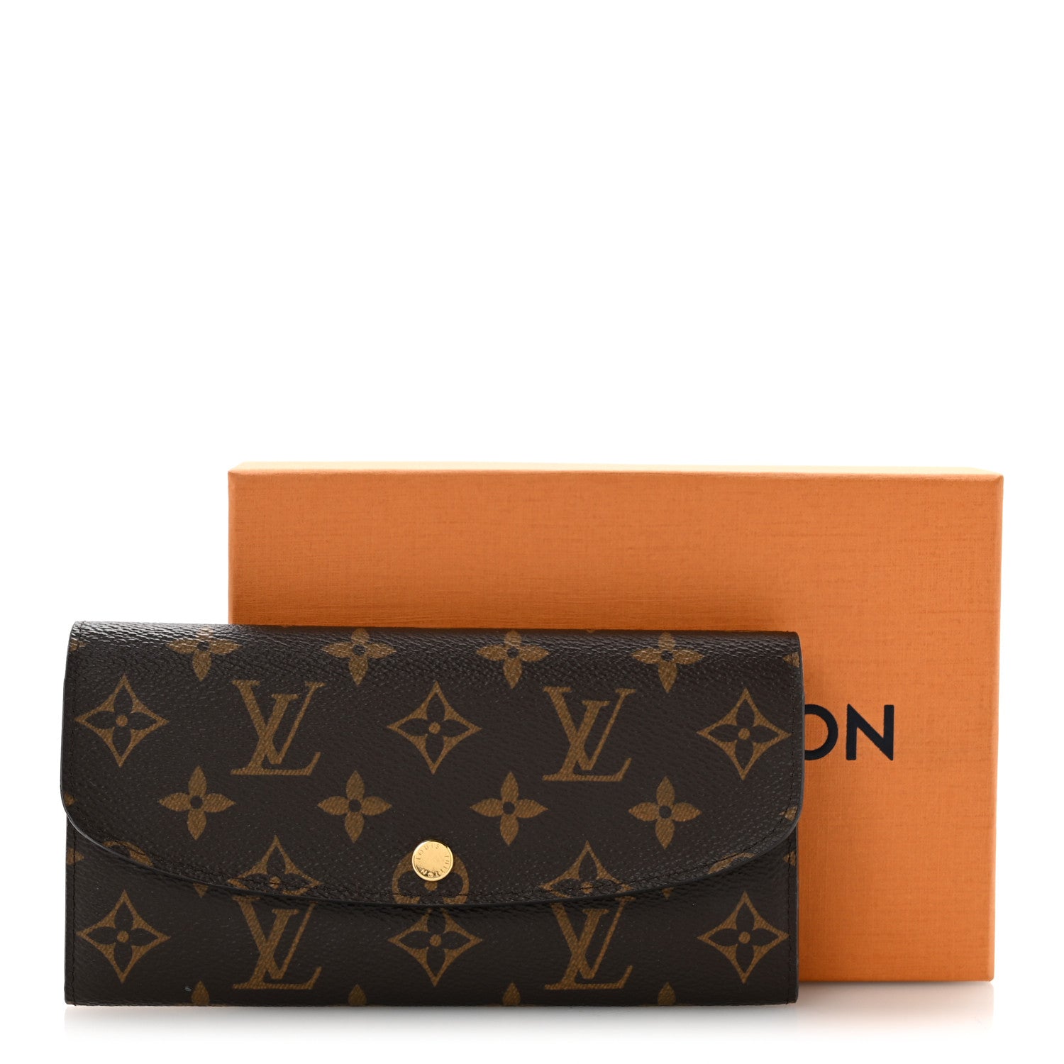 Monogram Emilie Wallet Rose Ballerine