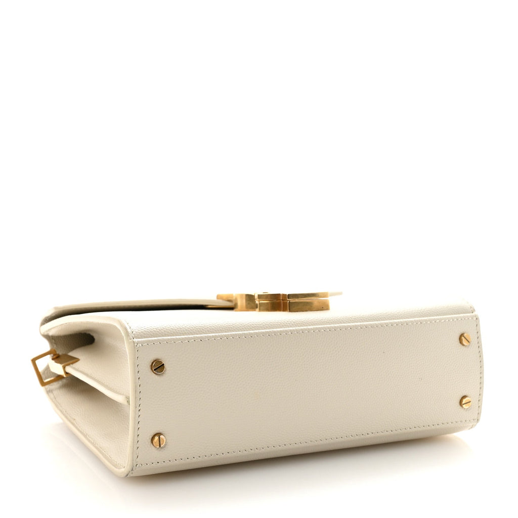 Grain de Poudre Mini Classic Monogram Cassandra Top Handle Vintage White