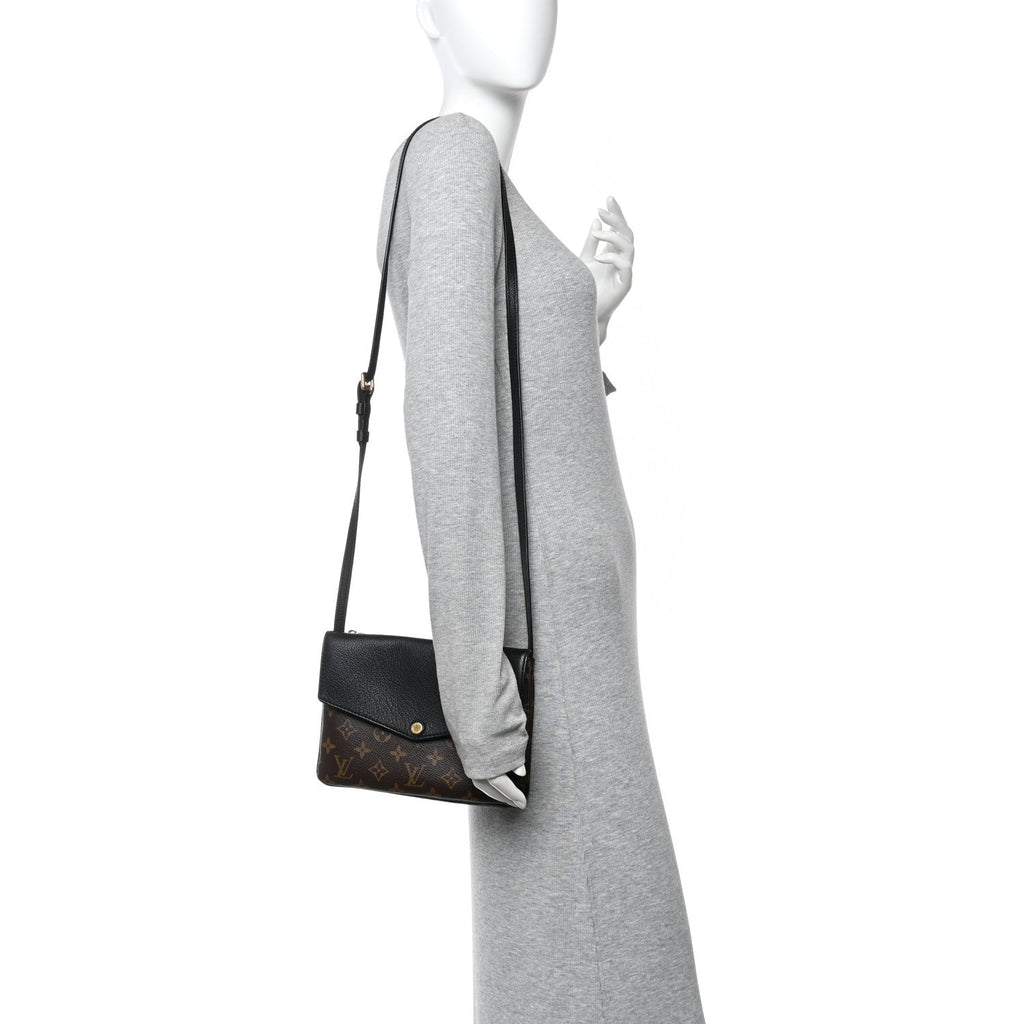 Monogram Twice Pochette Black