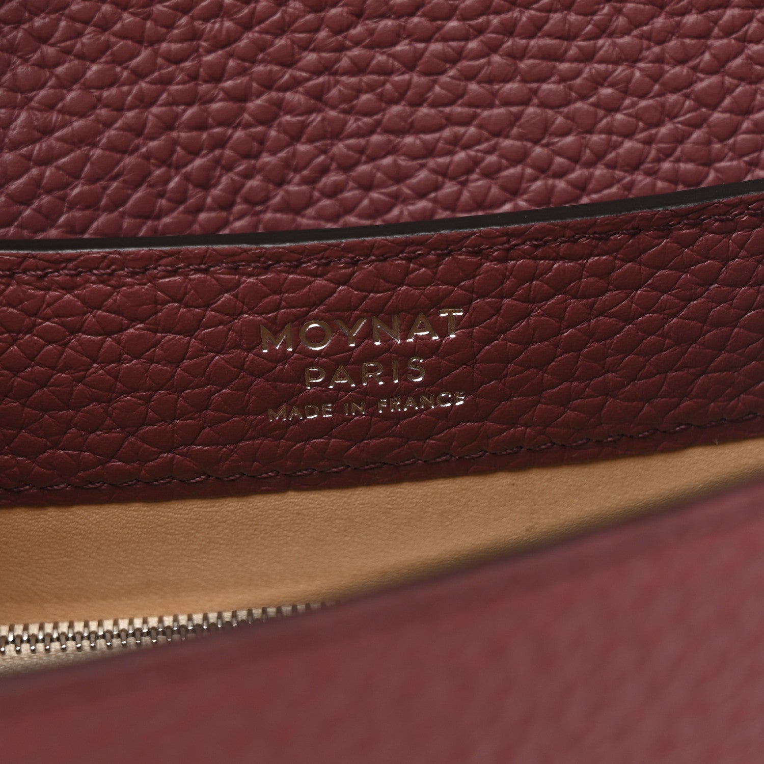 Carat Calfskin Rejane PM Wood Rose