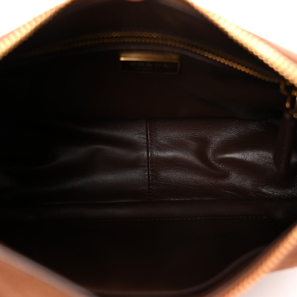 Scamosciato Suede Medium Aimee Shoulder Bag Cacao