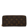 Monogram Clemence Wallet Rose Ballerine