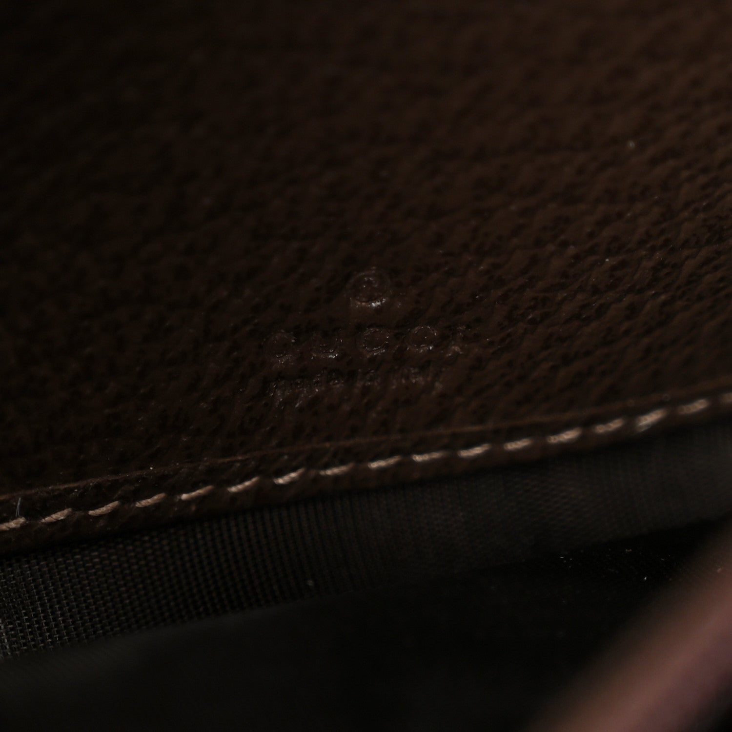 GG Supreme Monogram Web Ophidia Wallet On Chain Brown