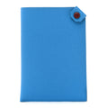 Epsom Tarmac Dot PM Passport Holder Bleu Zanzibar Rouge H