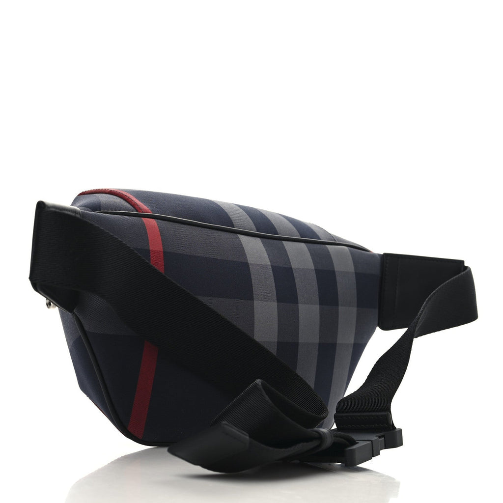 House Check Sonny Bum Bag Navy Grey