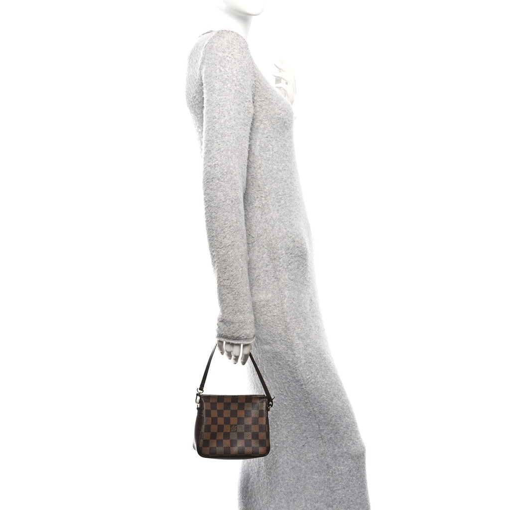 Damier Ebene Trousse Make Up Bag Pochette