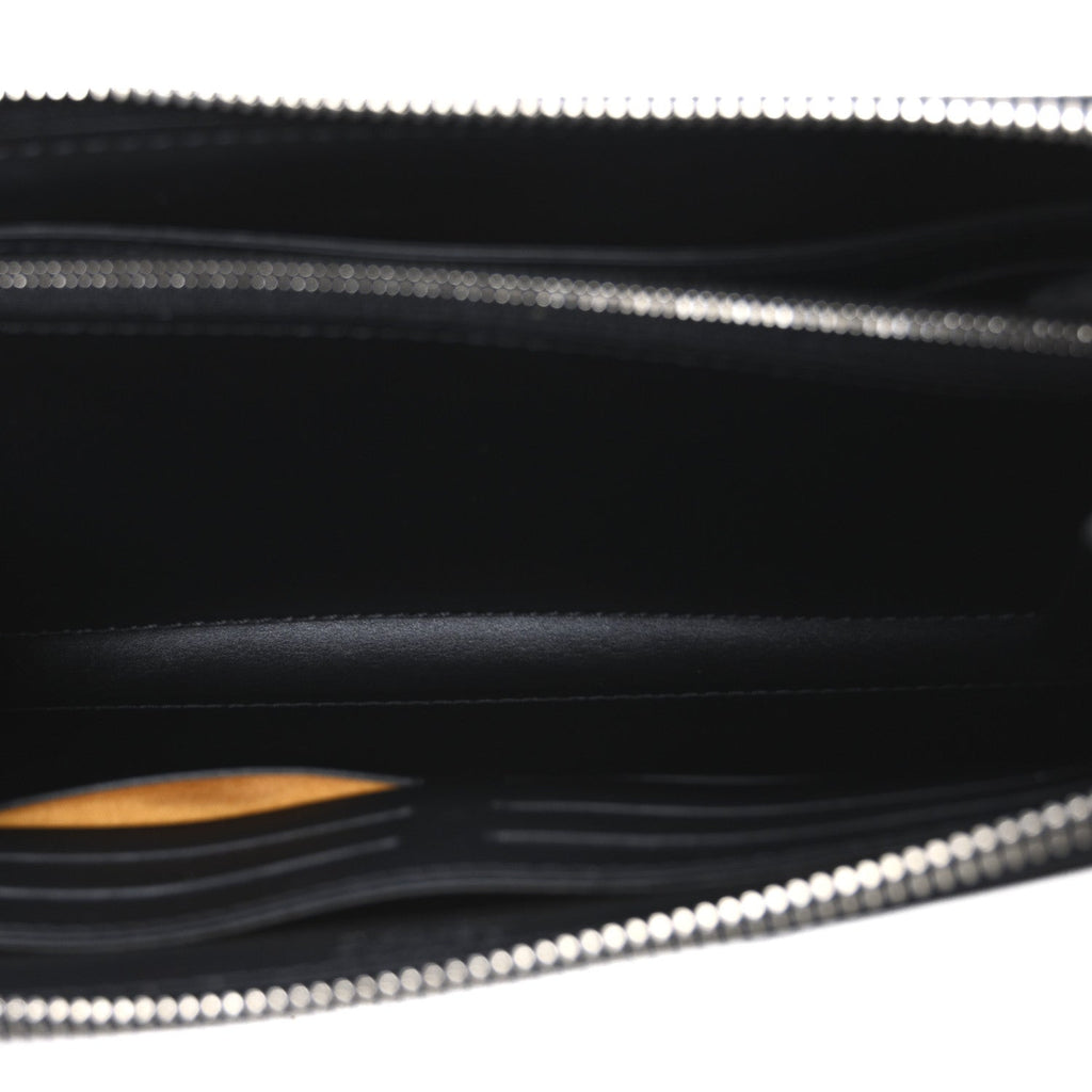 Goyardine Matignon Zip Around GM Wallet Black