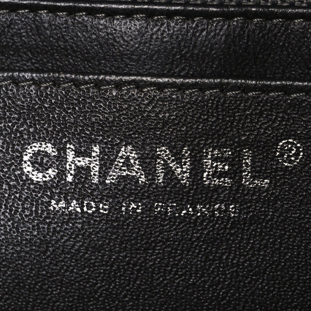 Lambskin Quilted Jumbo Single Flap Grey