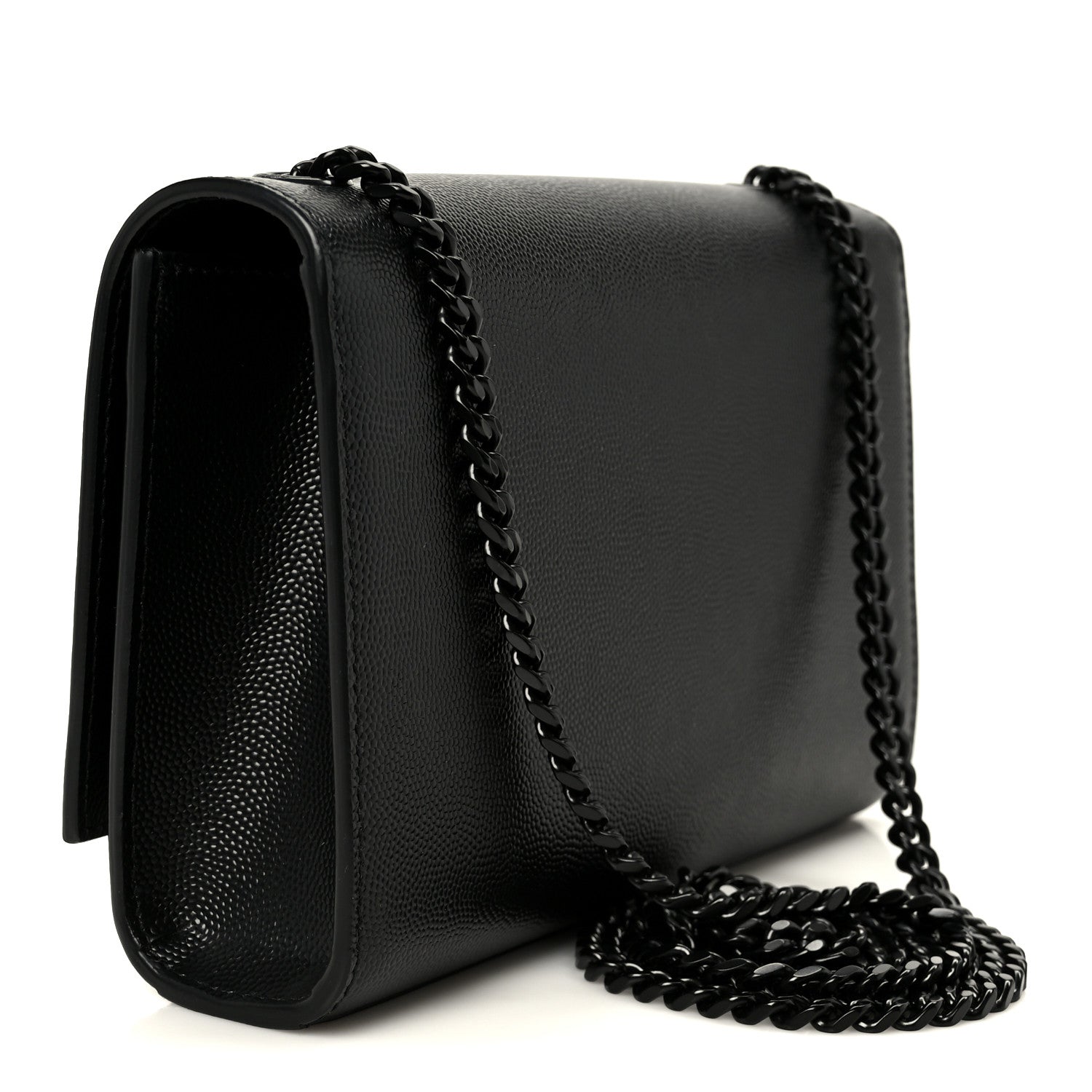 Grain De Poudre Small Classic Monogram Monochrome Kate Satchel Black