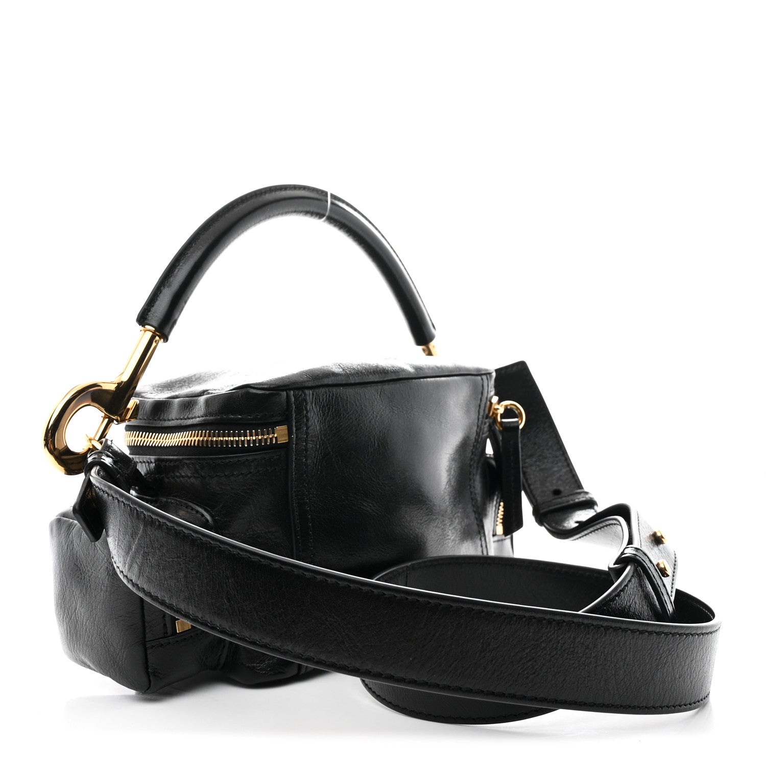 Shiny Buffalo Small Double Carry Camera Bag Black