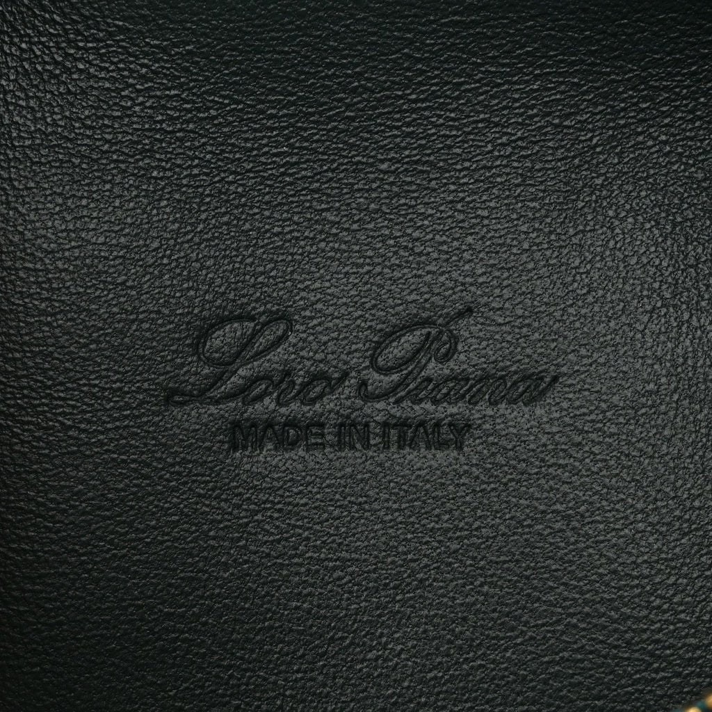Grained Calfskin L19 Extra Pocket Pouch New Petrolio