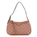 Monogram Textured Dollar Calfskin Small Ophidia Hobo Cloche Rose Pink
