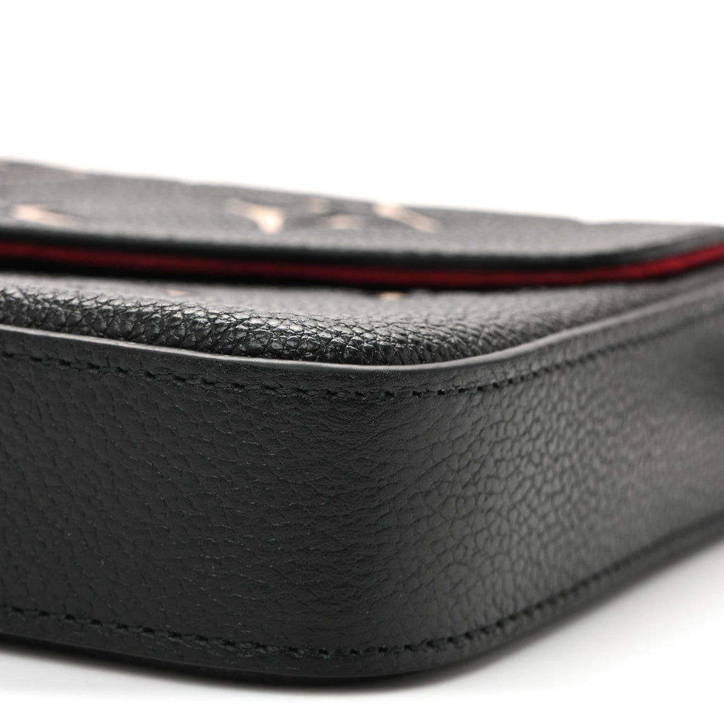 Empreinte Monogram Giant Felicie Pochette Black Beige