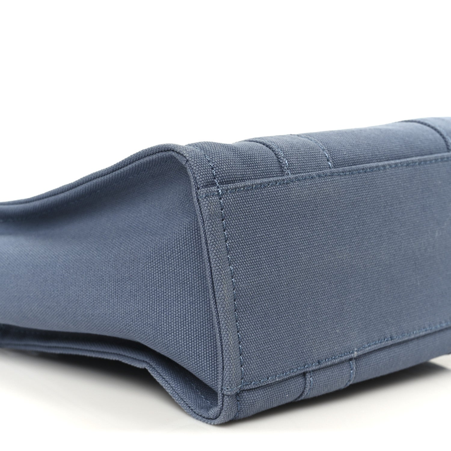 Cotton Canvas Small The Traveler Tote Bag Blue