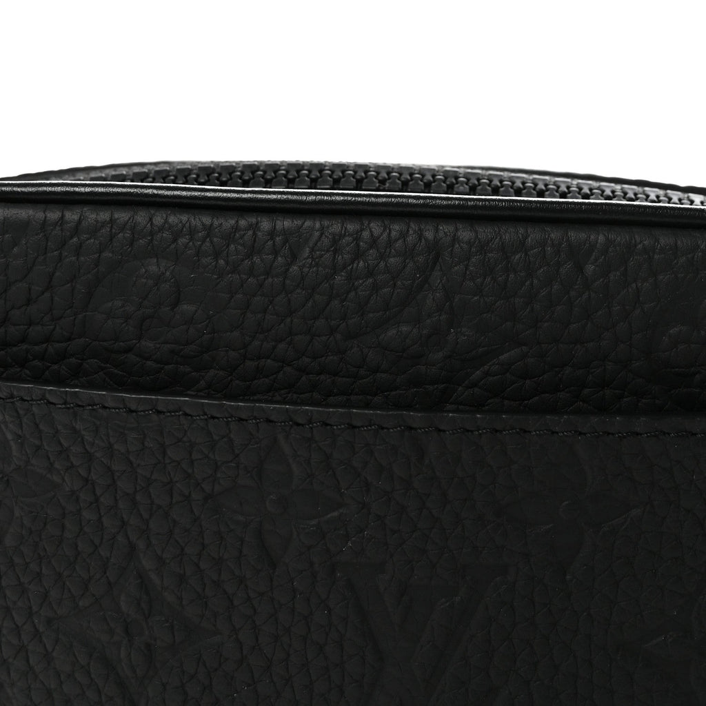 Taurillon Monogram Uniformes Solar Ray Soft Pochette Volga Belt Bag Black