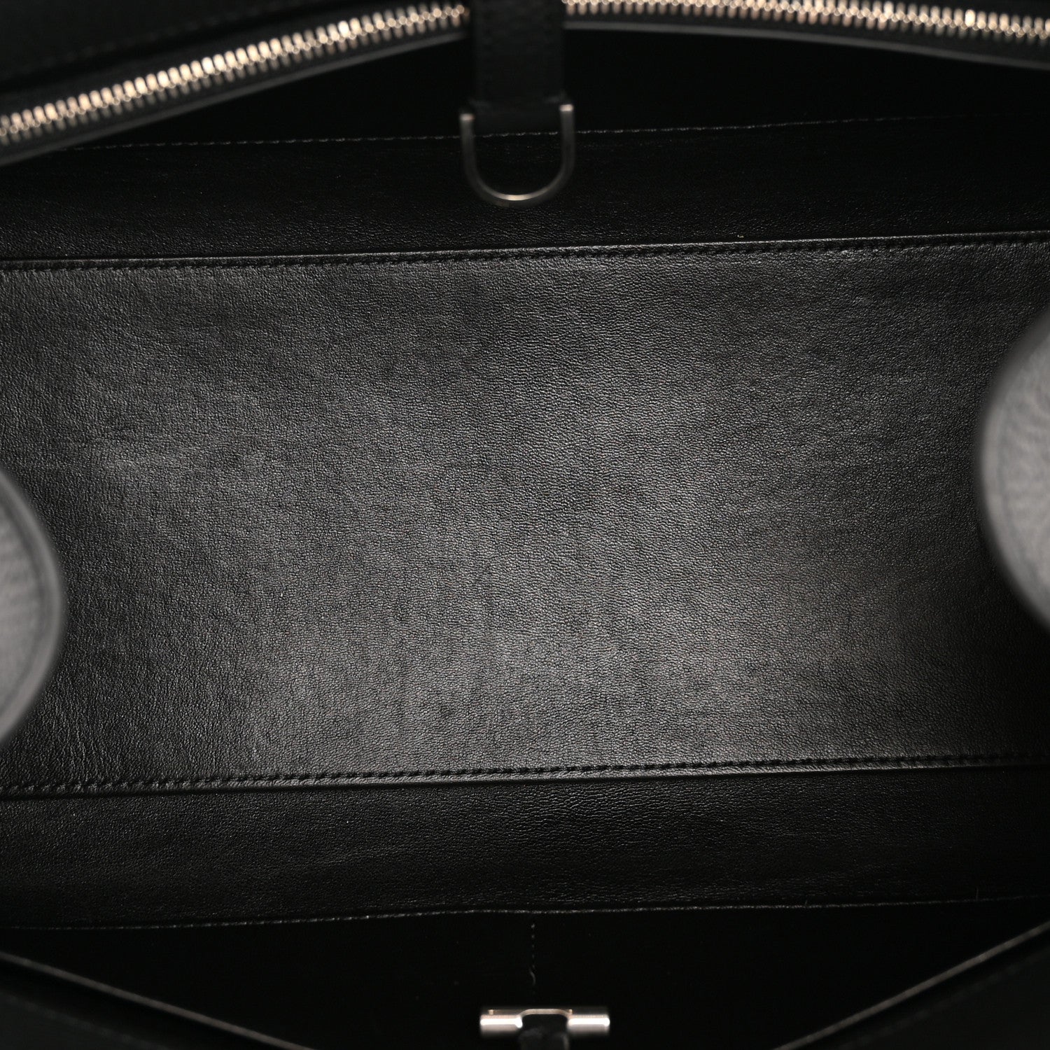 Matte Grained Calfskin Margaux Shoulder 12 Black
