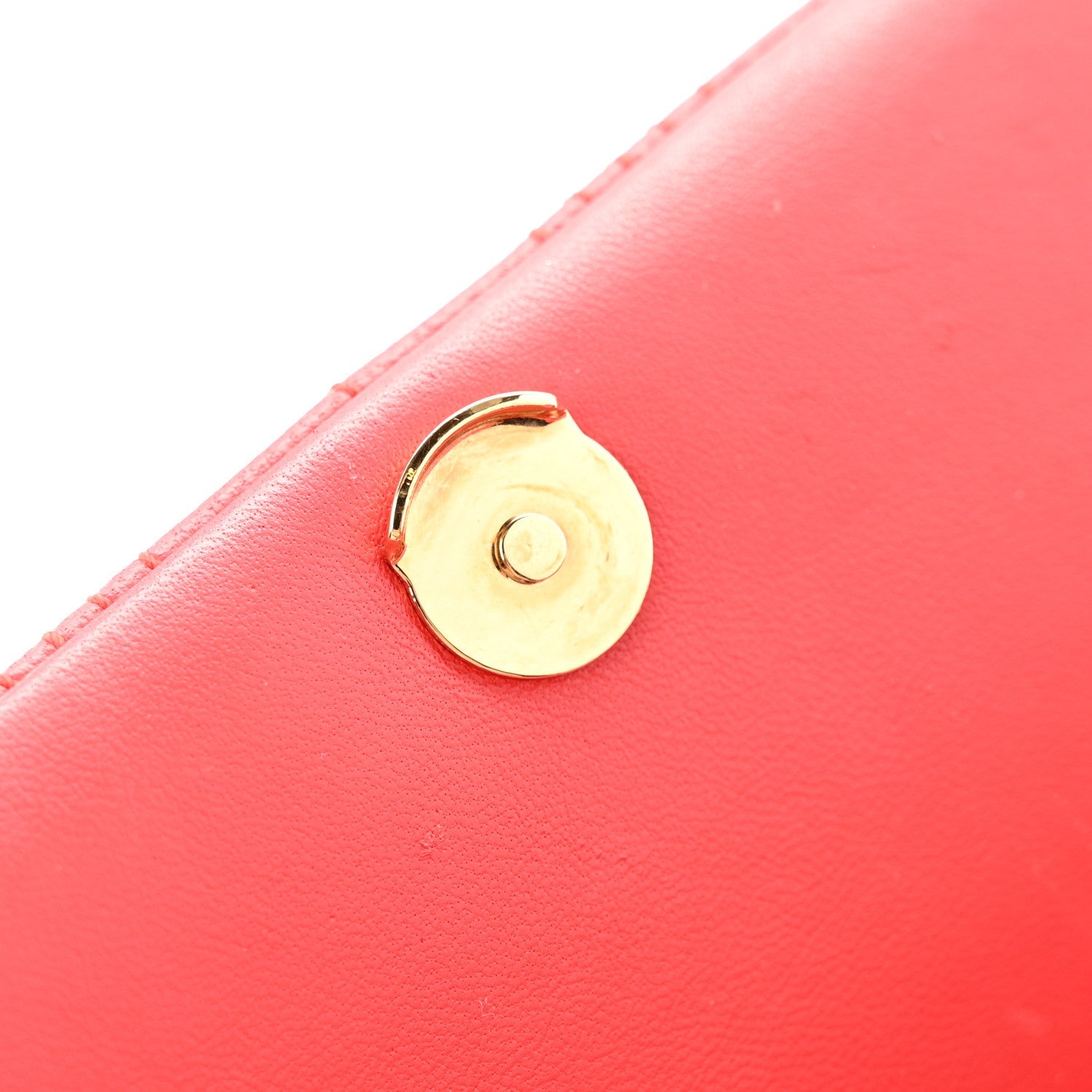 Lambskin Quilted Small Lola Bag Bright Red