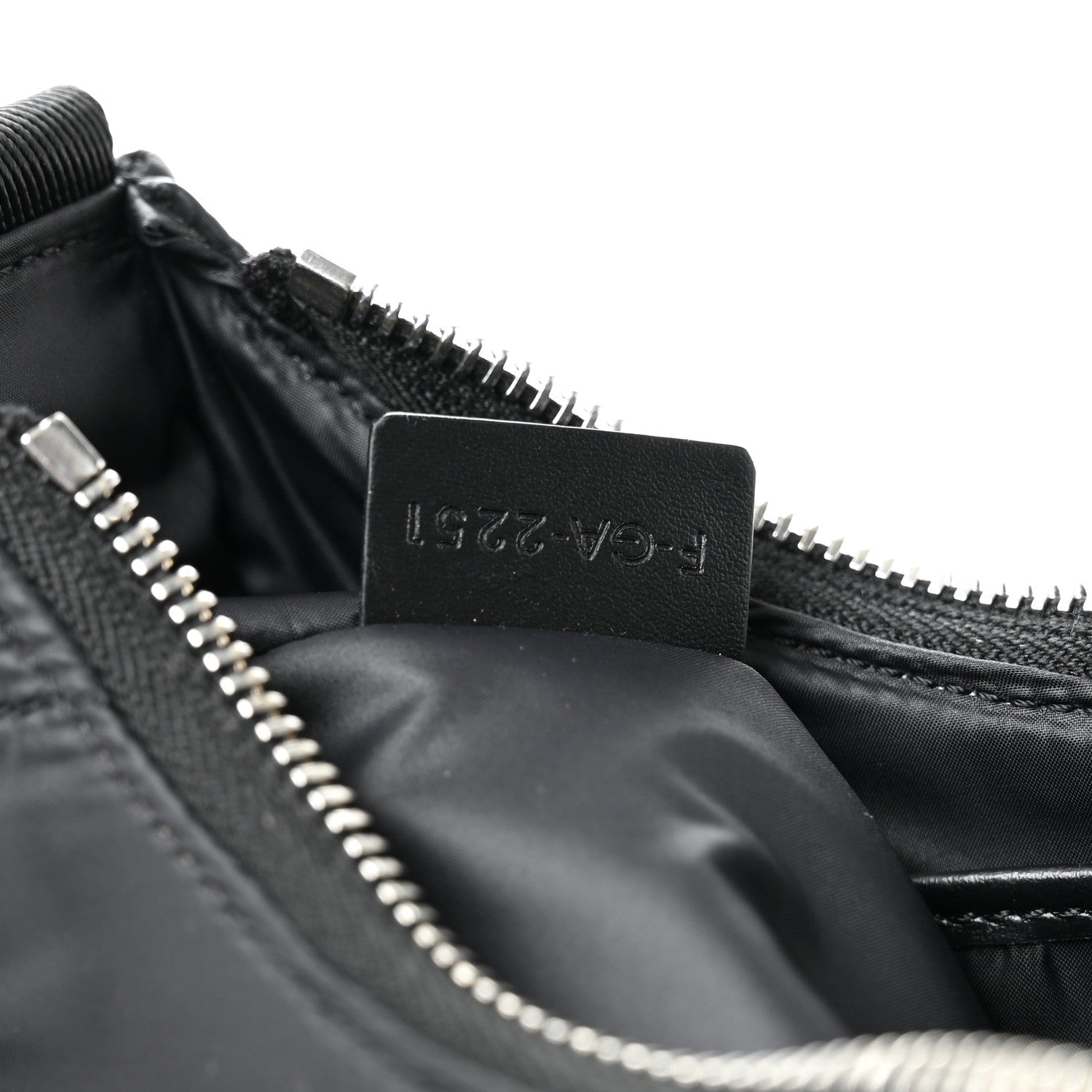 Nylon Ava Shoulder Bag Black