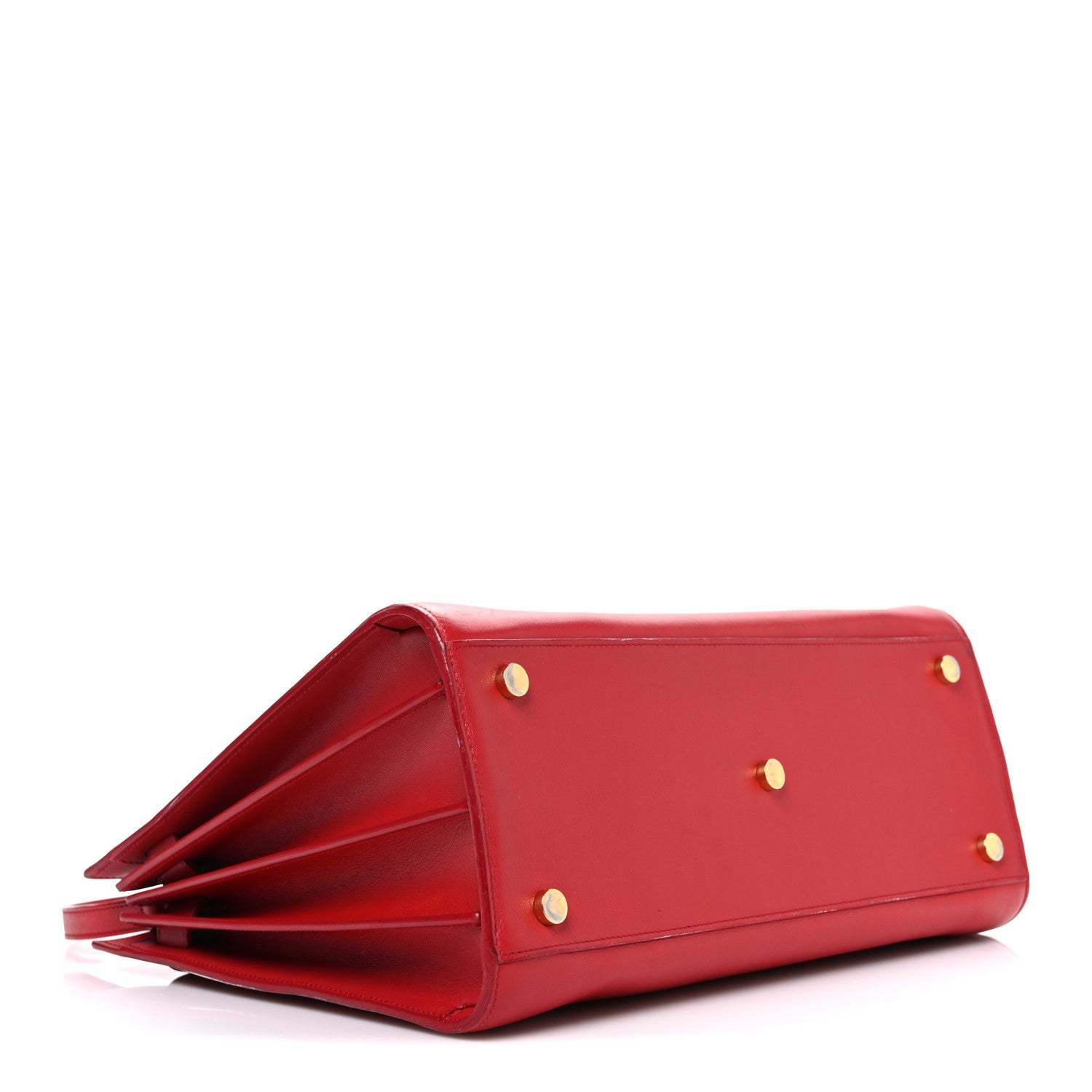 Calfskin Small Sac De Jour Vermillion